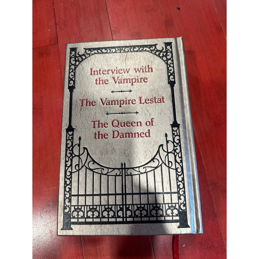 Anne Rice The Vampire Chronicles Hardcover Silver Omnibus Gold Gilt Edges Knopf - Picture 5 of 6